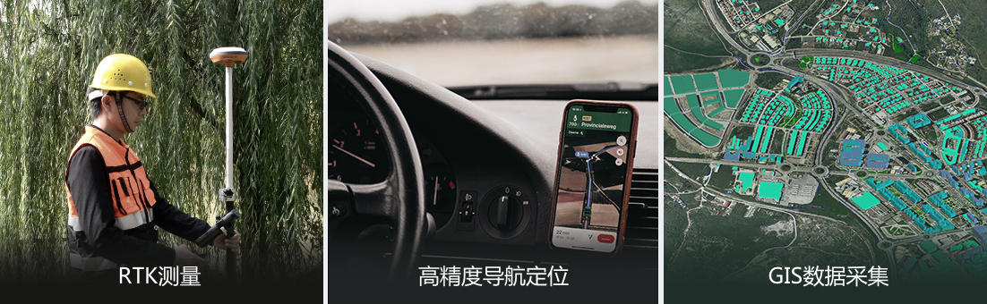 適用于RTK測量、高精度導(dǎo)航定位、GIS數(shù)據(jù)采集